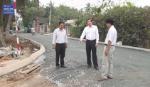 Chairman of the PPC continues to check progress of traffic works My Tho city