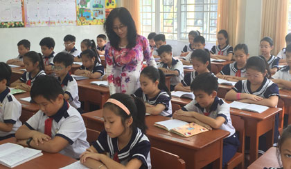 Trường Tiểu học Thiên Hộ Dương không ngừng đổi mới phương pháp giảng dạy,  nâng cao chất lượng dạy và học.