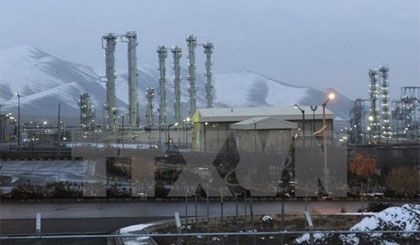 Lò phản ứng hạt nhân nước nặng Arak tại thành phố Arak, miền Trung Iran. Nguồn: AP/TTXVN