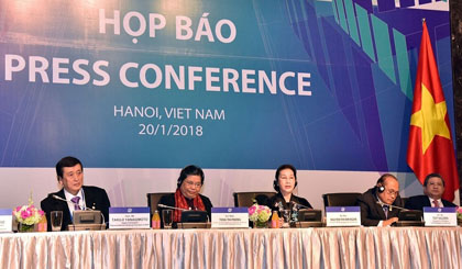The press conference after the closing of APPF 26 (Photo: NDO/Duy Linh)