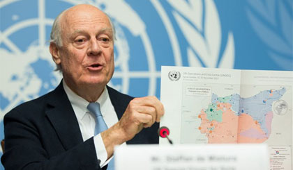 Đặc phái viên Liên hợp quốc về Syria Staffan de Mistura. Nguồn: THX/TTXVN