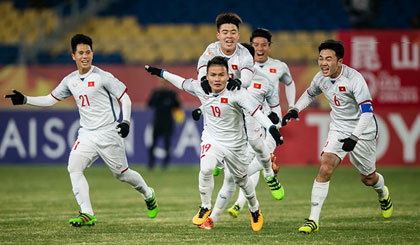 Hãy cùng chờ đợi điều đặc biệt mà U23 Việt Nam sẽ mang đến trong trận chung kết sắp tới.  Ảnh: VIETNAMNET.VN