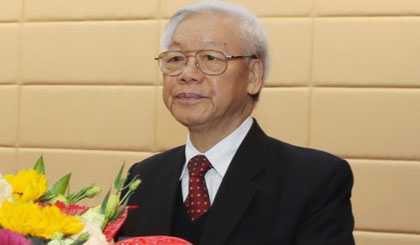 General Secretary of the Communist Party of Vietnam (CPV) Nguyen Phu Trong