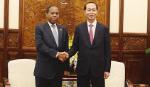President receives outgoing Mozambican ambassador