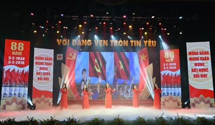 A performance at the programme (Photo:qdnd.vn)