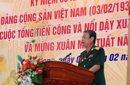 Đại tá Lê Dũng, Nguyên Chủ tịch Hội CCB tỉnh nhắc nhớ cuộc tổng tiến công và nổi dậy xuân Mậu Thân lịch sử 