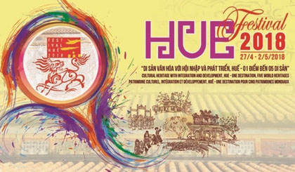 Official poster of Hue Festival 2018 (Source: VNA)