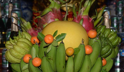  Five-fruit tray (Source: english.vietnamnet.vn)