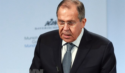 Ngoại trưởng Nga Sergei Lavrov. Nguồn: THX/TTXVN