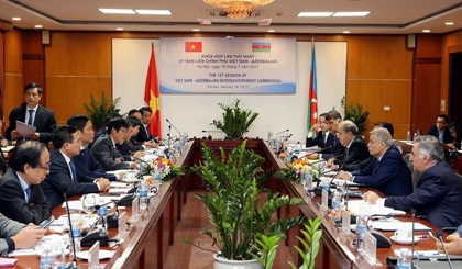 First Session of the Vietnam - Azerbaijan Inter-Governmental Commission (Photo: VNA)