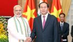 President Tran Dai Quang and spouse leave for India