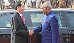 Chủ tịch nước Trần Đại Quang hội kiến Tổng thống Ấn Độ Ram Nath Kovind