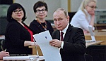 Bầu cử Tổng thống Nga: Ông Putin giành được 76,65% số phiếu bầu