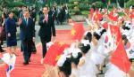 President Tran Dai Quang welcomes RoK counterpart in Hanoi