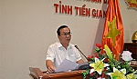 The supervision delegation of the NA's Judicial Committee works with Tien Giang