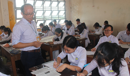 Tập thể giáo viên và học sinh Trường THPT Thủ Khoa Huân nỗ lực phấn đấu để có kết quả tốt nhất trong kỳ thi THPT Quốc gia sắp tới. 