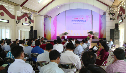 At the seminar. Photo: thtg.vn