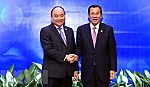 Thủ tướng Nguyễn Xuân Phúc tiếp Thủ tướng Campuchia Hun Sen