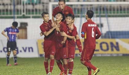  Vietnam beat Mito Hollyhock 2-1 to win the International U19 Football Tournament (Photo: vtc.vn)
