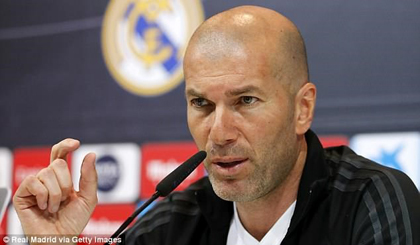 HLV Zinedine Zidane của Real Madrid. (Nguồn: Getty Images)