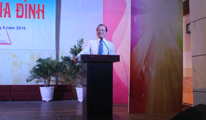 Phó Chủ tịch UBND tỉnh Trần Thanh Đức phát biểu tại buổi lễ 