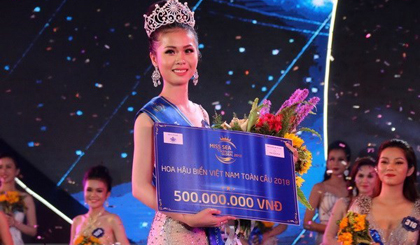 Nguyen Thi Kim Ngoc was crowned Miss Sea Vietnam Global 2018 (Source: VNA)