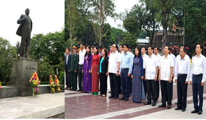 Hanoi leaders pay tribute to Vladimir Lenin.