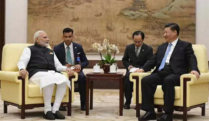 Thủ tướng Ấn Độ Narendra Modi và Chủ tịch Trung Quốc Tập Cận Bình. Nguồn: AFP