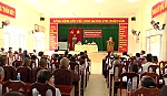 The NA deputies of Tien Giang province meet voters in Go Cong Dong district