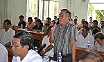 Đoàn đại biểu quốc hội tỉnh tiếp xúc cử tri trước Kỳ họp thứ 5