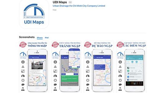 Ứng dụng UDI Maps.