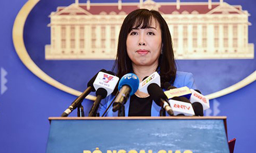  Vietnamese Foreign Ministry’s spokesperson Le Thi Thu Hang. (Source: VNA)