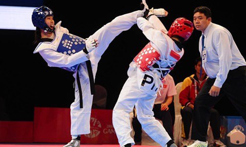 Ho Chi Minh City will host three continental taekwondo championships later this month.(Photo: zing.vn)