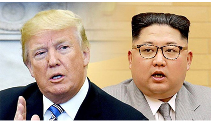 Tổng thống Trump đã gửi thư tới ông Kim Jong un thông báohoãn hội nghị. Nguồn: Getty