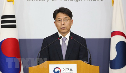 Người phát ngôn Bộ Ngoại giao Hàn Quốc Noh Kyu-duk. Nguồn: Yonhap/TTXVN