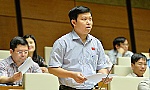 Đại biểu Lê Quang Trí thảo luận về Luật Đo đạc và bản đồ
