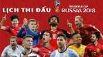 Lịch thi đấu và kết quả Bóng đá World Cup 2018