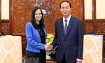 President Tran Dai Quang receives outgoing Polish ambassador