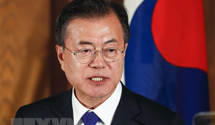 Tổng thống Hàn Quốc Moon Jae-in. Nguồn: AFP/TTXVN