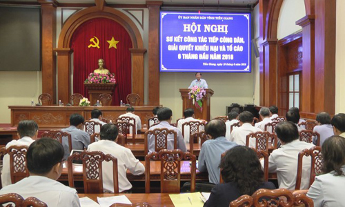 At the meeting. Photo: thtg.vn