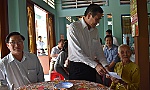 Chủ tịch UBND tỉnh Lê Văn Hưởng thăm gia đình chính sách