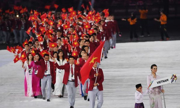 Vienamese athletes at a sports event (Source: AFP/VNA)