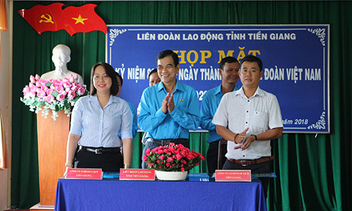 LĐLĐ tỉnh,Công ty TNHH Duy Qúy và Công ty CP Du Lịch Tiền Giang ký kết thỏa thuận hợp tác chương trình phúc lợi cho đoàn viên Công đoàn