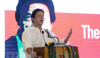 Ông Imran Khan phát biểu tại Islamabad. Nguồn: THX/TTXVN