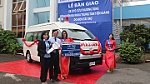 Tặng xe cứu thương cho Bệnh viện Đa khoa trung tâm Tiền Giang