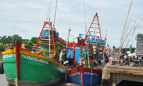 Vietnamese fishing vessels. Illustrative image: HUU CHI