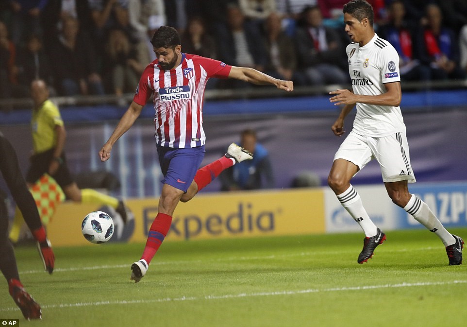 Bàn thắng mở tỷ số ở ngay phút đầu tiên của Costa. Ảnh: UEFA/ Getty Images