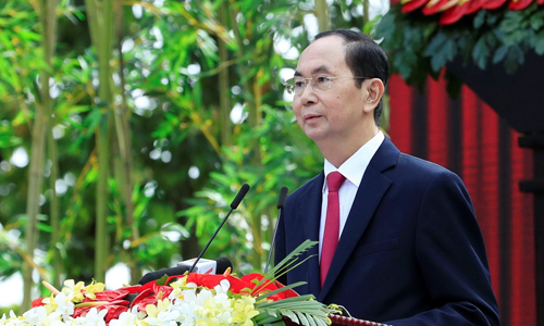  President Tran Dai Quang (Photo: VNA)