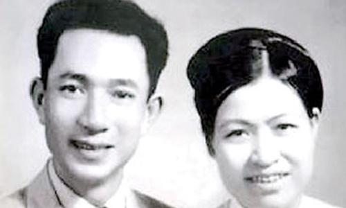 Chân dung vợ chồng doanh nhân Trịnh Văn Bô  và bà Hoàng Thị Minh Hồ.