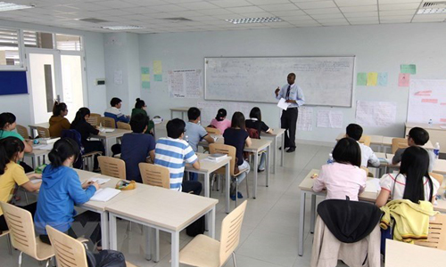  An English class at Eastern International Univeristy in southern Binh Duong Province. (Source: VNA)